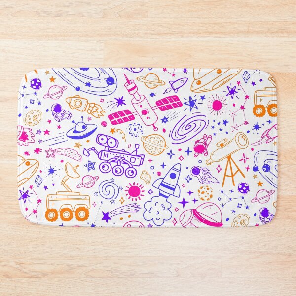 Item preview, Space Galaxy Doodle Pattern Colorful designed and sold by CherieTree.