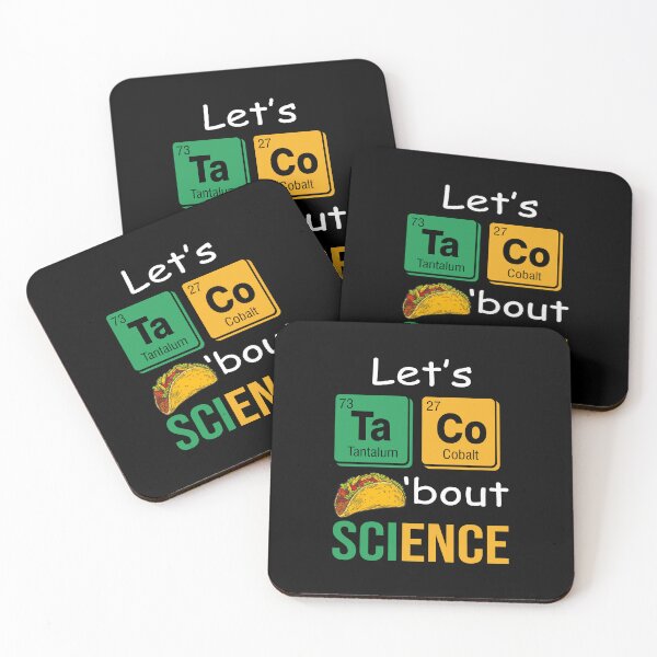 Item preview, Let's Taco 'Bout Science funny lover food cute designed and sold by beckadamr.