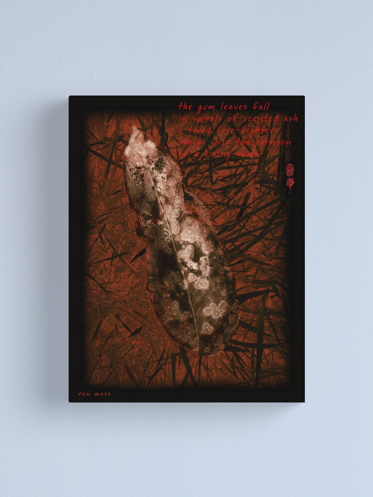 Alternate view of Crimson Moon Canvas Print