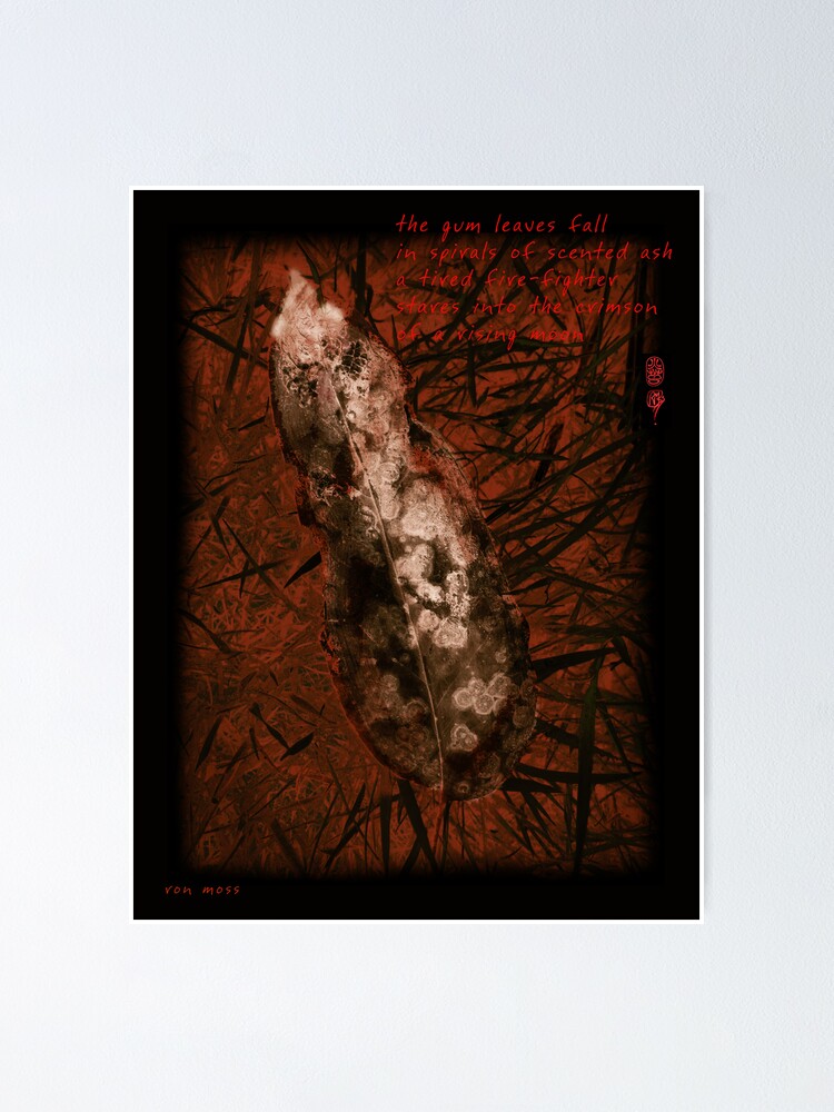Thumbnail 2 of 3, Poster, Crimson Moon designed and sold by Ron C. Moss.