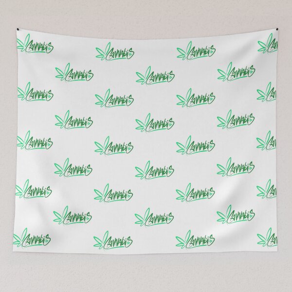 Item preview, Graffiti Street Art Green Cannabis designed and sold by mkzmerch.