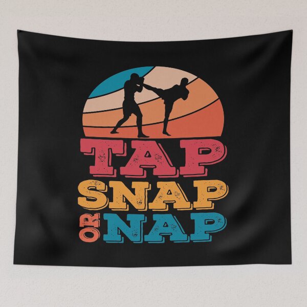 Item preview, Tab Snap Nap funny martial arts vintage retro humor designed and sold by beckadamr.