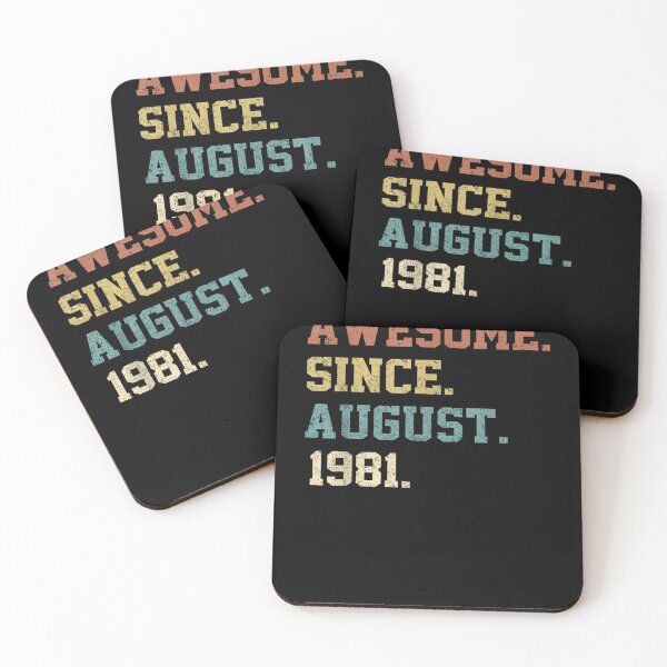 Item preview, 41 Years Old Funny Awesome Since August 1981st Birthday  designed and sold by vergiebee.