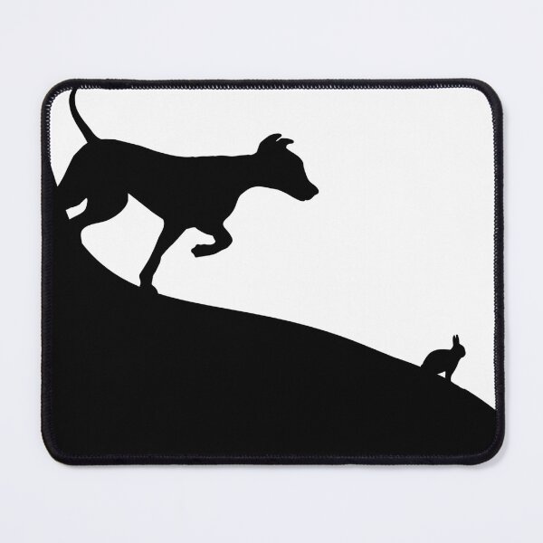 Item preview, Dog silhouette black and white designed and sold by studioMoSa.