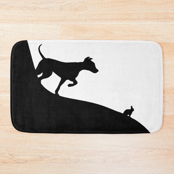 Item preview, Dog silhouette black and white designed and sold by studioMoSa.