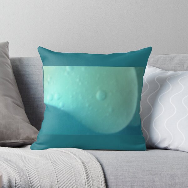 Blue Lava Throw Pillow