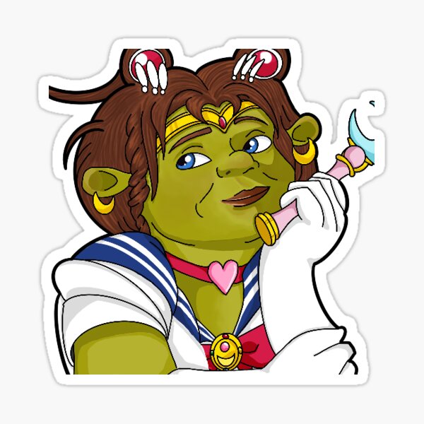 Fiona Who You Calling Princess? Sticker, Shrek Stickers