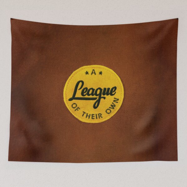 Item preview, A League Of Their Own patch (dark brown) designed and sold by RainbowCraft.