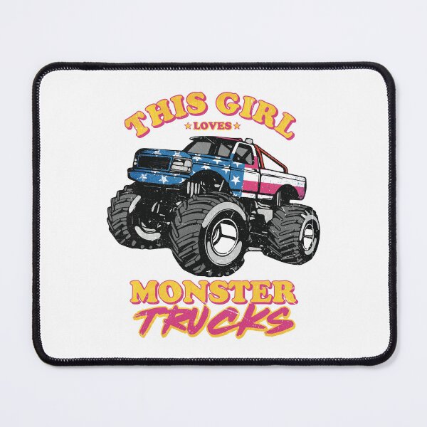 Item preview, This Girl Loves Monster Trucks designed and sold by Numero14.