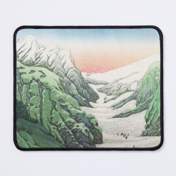 Item preview, Snowy Valley at Mount Hakuba by Kawase Hasui designed and sold by Takeda-art.
