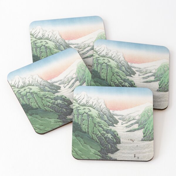 Item preview, Snowy Valley at Mount Hakuba by Kawase Hasui designed and sold by Takeda-art.