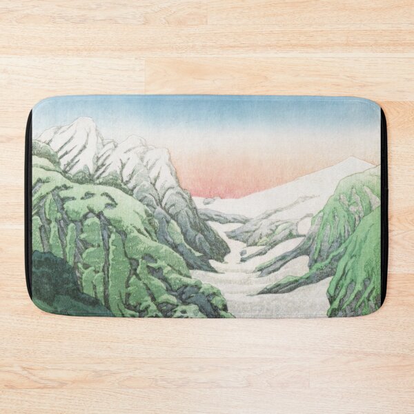 Item preview, Snowy Valley at Mount Hakuba by Kawase Hasui designed and sold by Takeda-art.