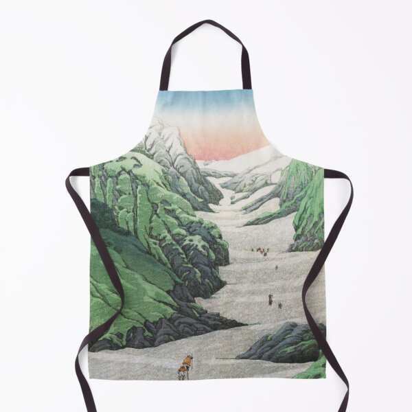 Item preview, Snowy Valley at Mount Hakuba by Kawase Hasui designed and sold by Takeda-art.