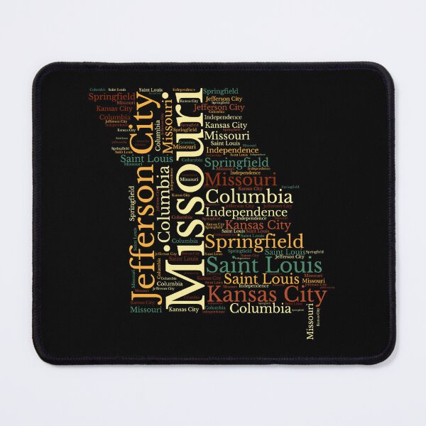 Item preview, Missouri Map and Cities designed and sold by labatchino10.
