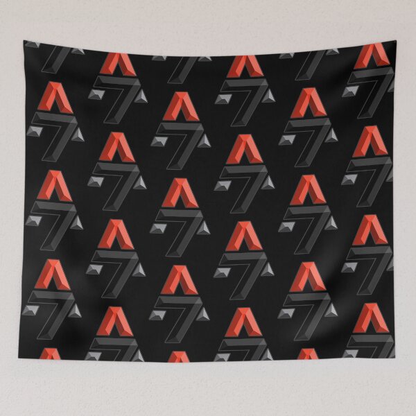 Item preview, A 7 Up Arrow Embossed Style Letter designed and sold by Wiggly Lines.