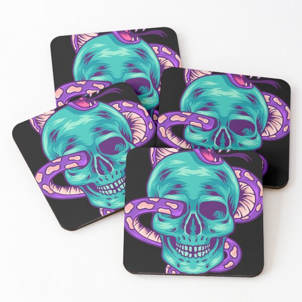 Item preview, Skull And Snake Illustration designed and sold by STR Graphs.