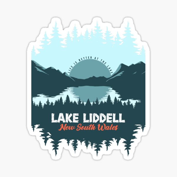 Item preview, Lake Liddell New South Wales Australia Lake With Mountain And Pine Tree  designed and sold by Friday NightCo.