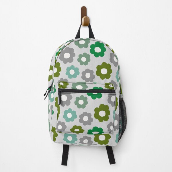 Item preview, Retro Aesthetic Sage Green Daisy Floral Pattern designed and sold by SeemDev786.
