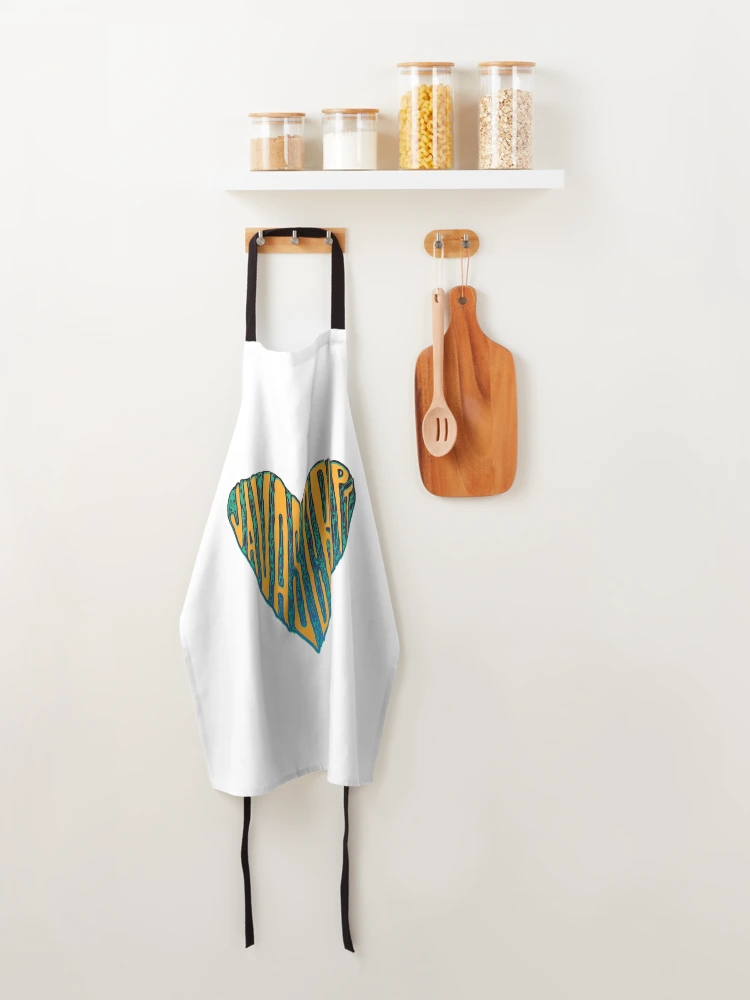 Thumbnail 4 of 6, Apron, JavaScript Heart designed and sold by cheeryscript.
