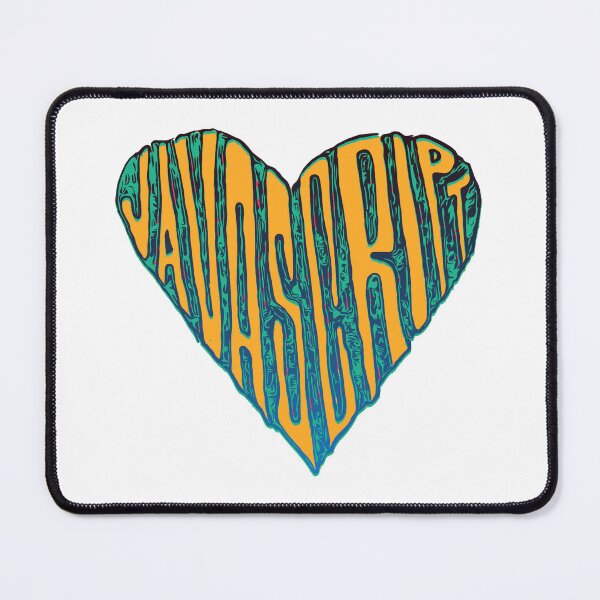 Item preview, JavaScript Heart designed and sold by cheeryscript.