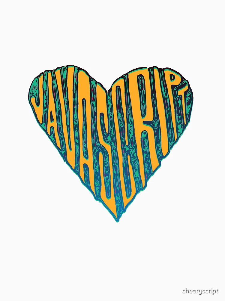 Thumbnail 4 of 4, Racerback Tank Top, JavaScript Heart designed and sold by cheeryscript.