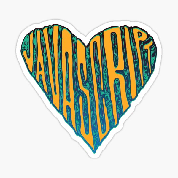 JavaScript Heart Sticker