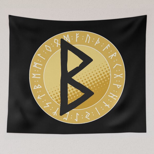 Item preview, Viking Runes and Runic Symbols - Berkano (Birth) designed and sold by iscaStudioArt.