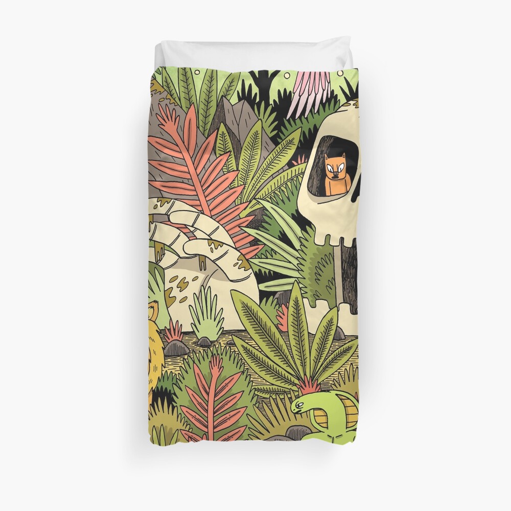 "The Jungle" Duvet Cover by jackteagle Redbubble