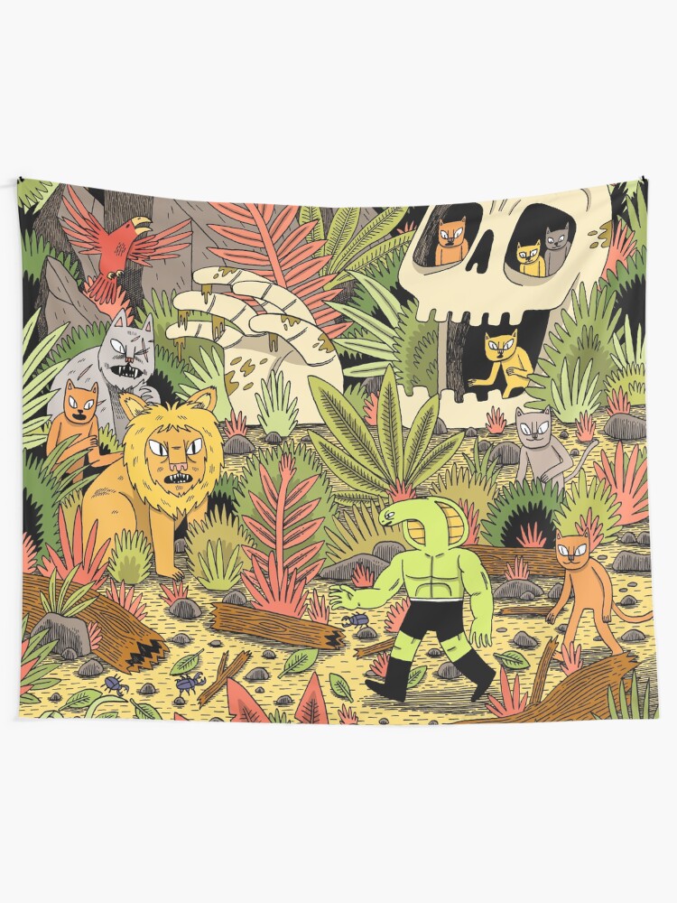 "The Jungle" Wall Tapestry by jackteagle Redbubble