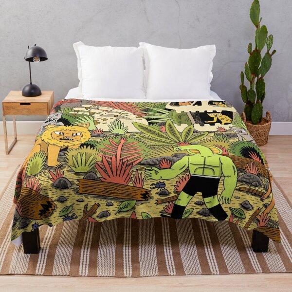 The Jungle Throw Blanket