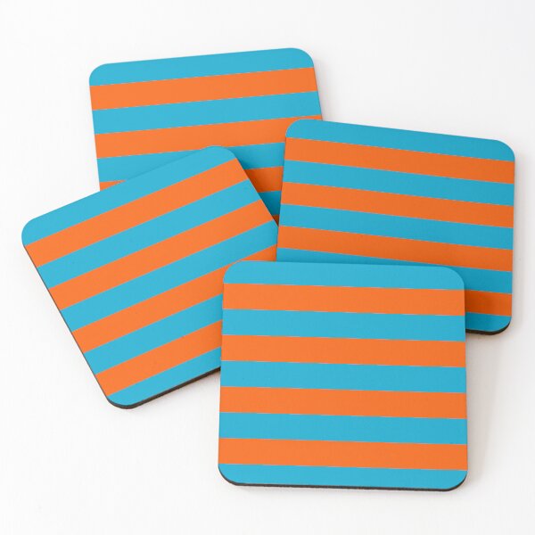 Item preview, Blue and Orange Exotic Colour Patterns designed and sold by byskillbytalent.