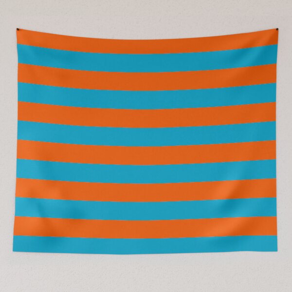 Item preview, Blue and Orange Exotic Colour Patterns designed and sold by byskillbytalent.