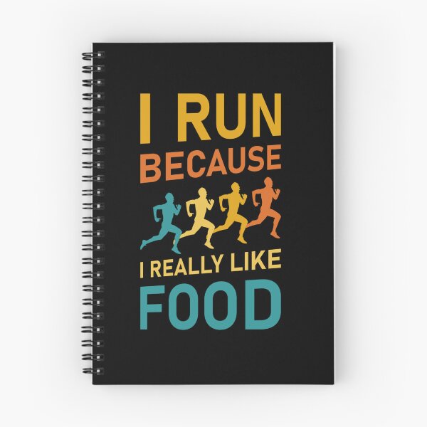 Item preview, I Run Because I Really Like Food Running Funny Essential T-Shirt designed and sold by brendauxerin.