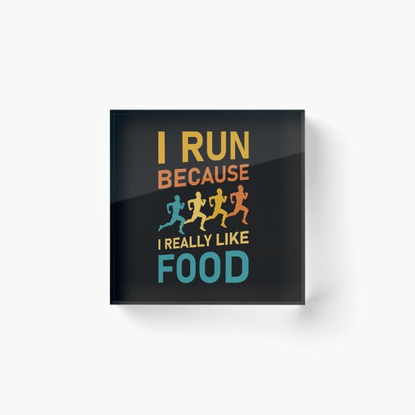 Item preview, I Run Because I Really Like Food Running Funny Essential T-Shirt designed and sold by brendauxerin.