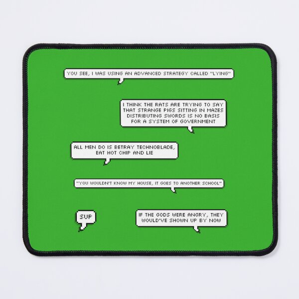 Item preview, technoblade quote sticker pack 2 designed and sold by boscioguidena.