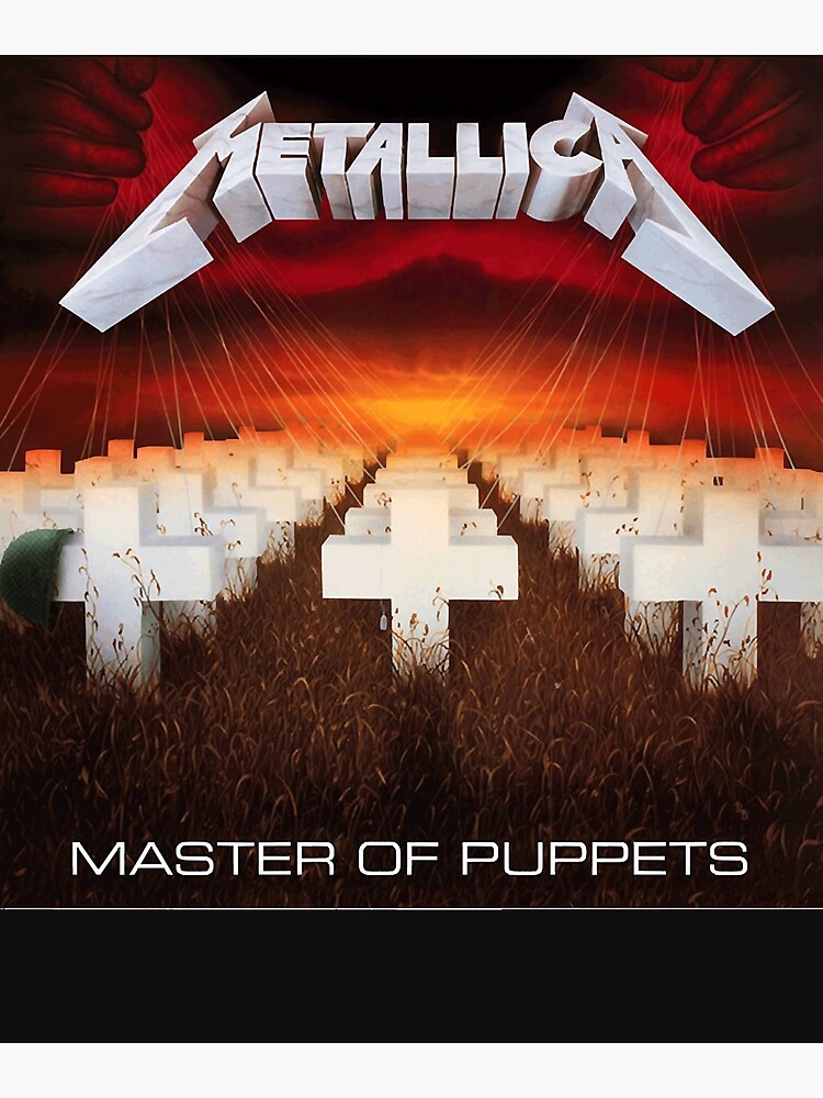 Póster Metallica - Master of Puppets Album Cover