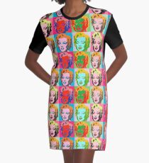 Andy Warhol Monroe T-Shirt Kleid