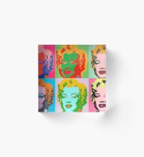 Andy Warhol Monroe Acrylic Block