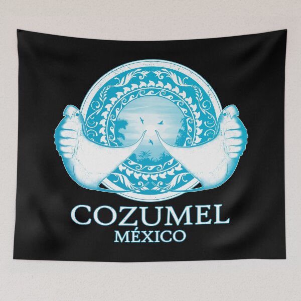 Item preview, Manta Ray Cozumel Mexico designed and sold by NicGrayGraphic.