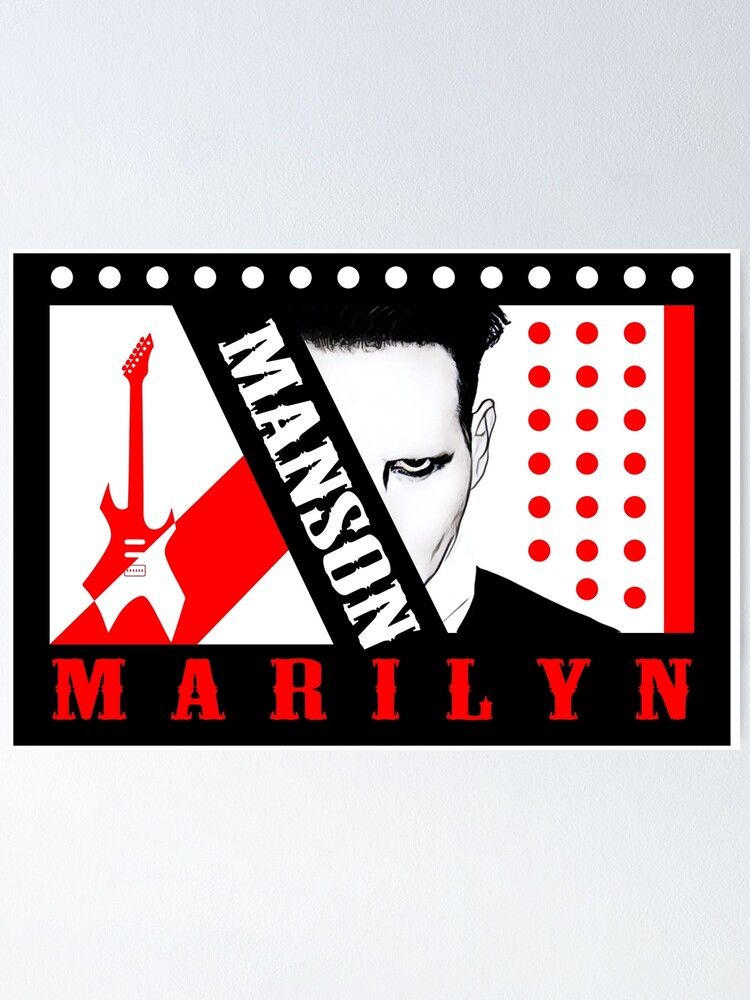 90s Music Marilyn Manson | Music Lover | Poster