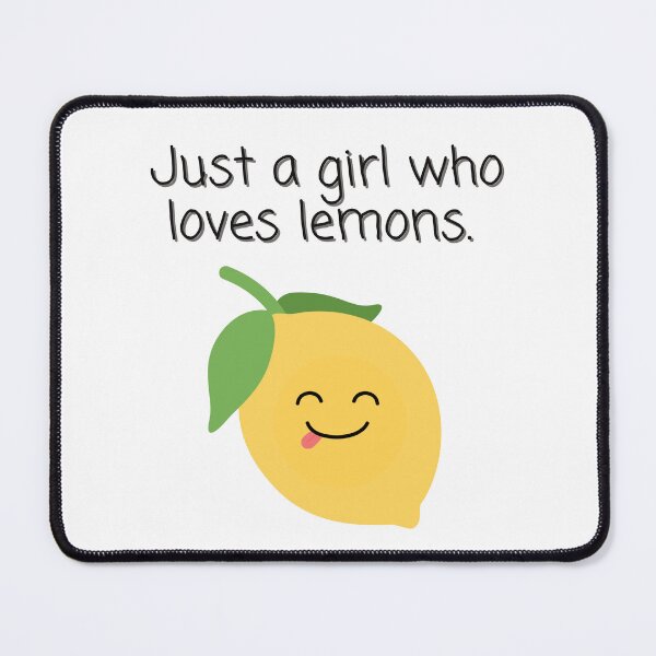 Item preview, Just a Girl who Loves Lemons designed and sold by FlippinTurtles.