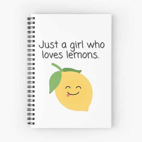 Item preview, Just a Girl who Loves Lemons designed and sold by FlippinTurtles.