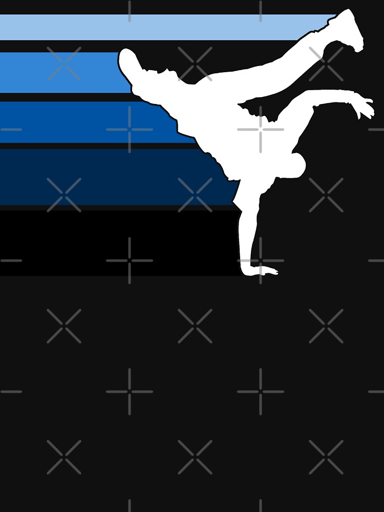 BBOY lines Blu/wht by styleuniversal
