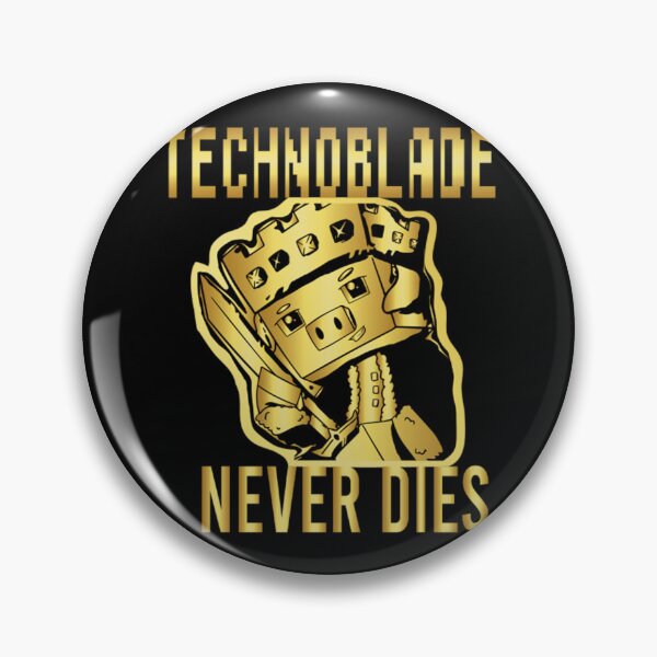 Item preview, Funny Pig Technoblade Never Dies Golden designed and sold by JamauDS.