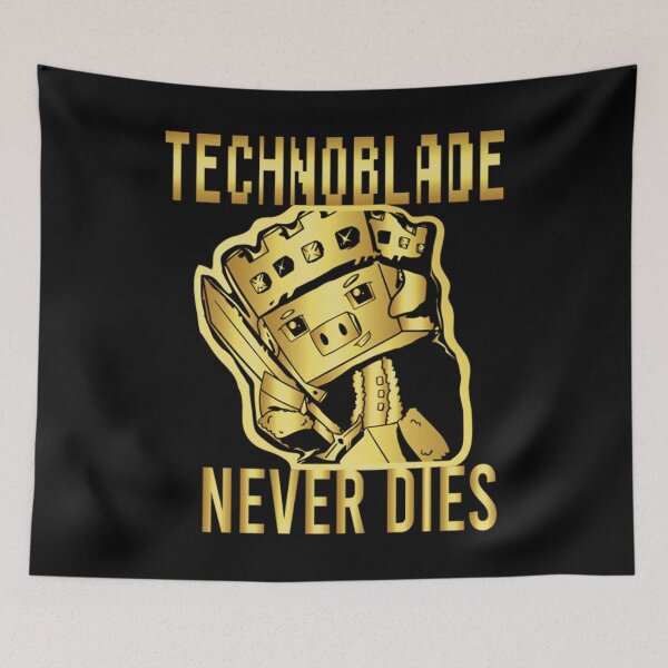 Item preview, Funny Pig Technoblade Never Dies Golden designed and sold by JamauDS.