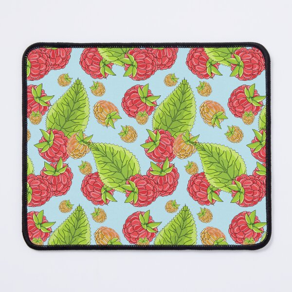Item preview, Copy of Cute Raspberry And Leaves Seamless Pattern designed and sold by Ayesha Saleem.