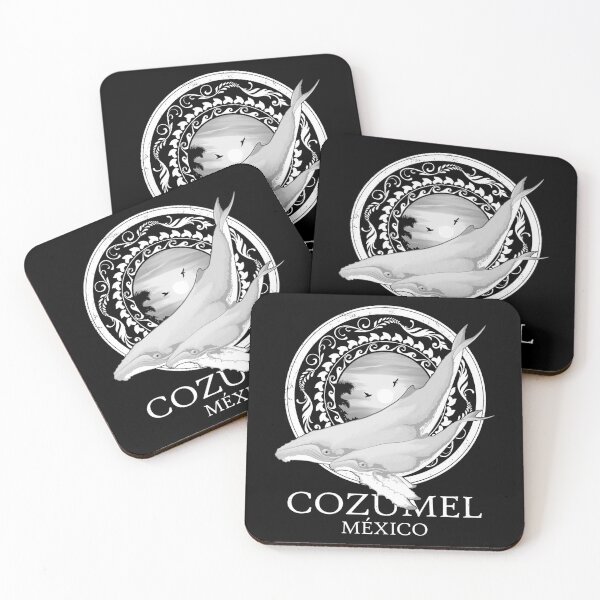 Item preview, Humpback whales Cozumel Mexico designed and sold by NicGrayGraphic.