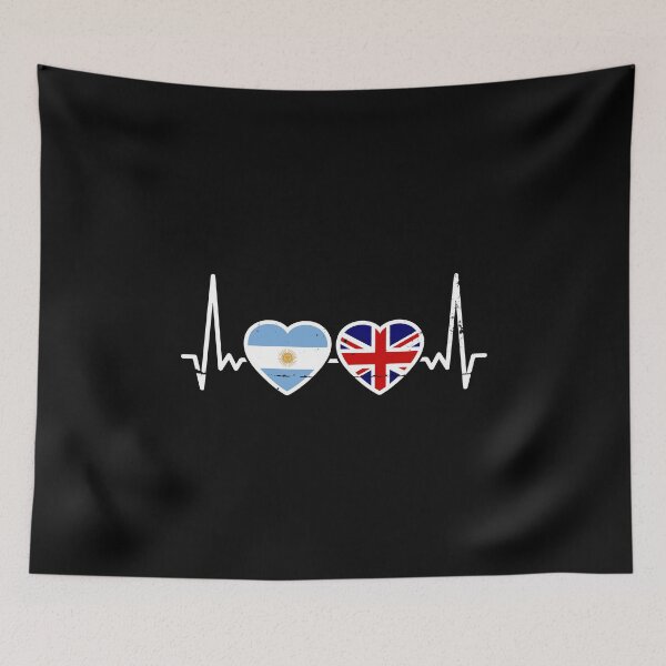 Artikelvorschau, Argentinien Großbritannien Flagge Argentinier Brite entworfen und verkauft von max-it-out.
