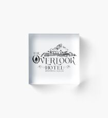 Overlook Hotel - The Shining Black Winter Acrylic Block
