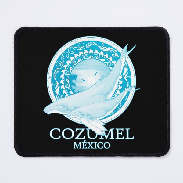 Item preview, Humpback whales Cozumel Mexico designed and sold by NicGrayGraphic.